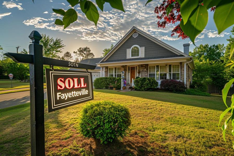 "Beautiful home exterior in Fayetteville, sell my house fast Fayetteville NC."